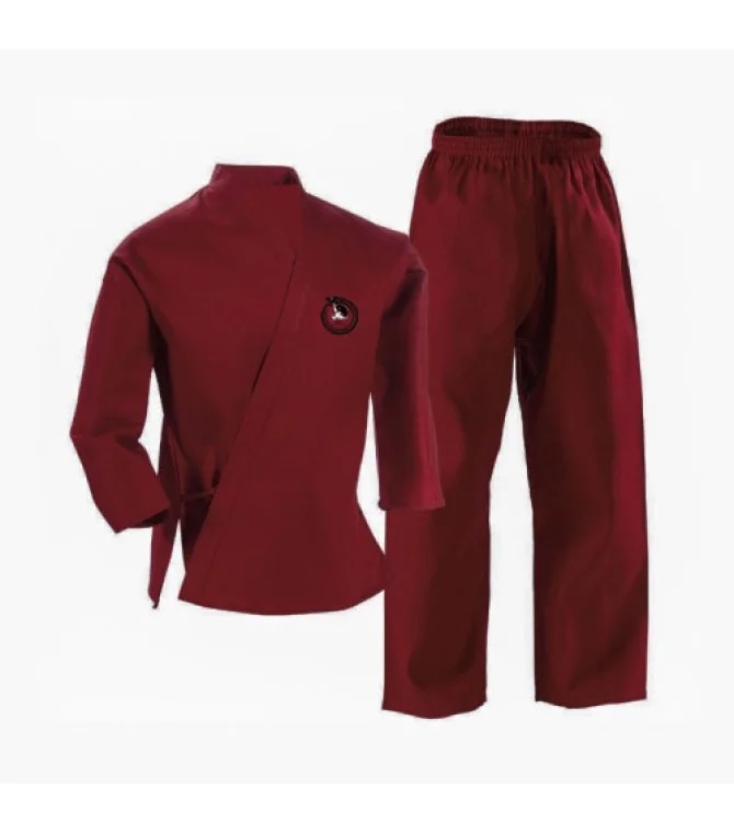 Dark Red Personalized Martial Art Suit Dark Red Personalized Martial Art Suit